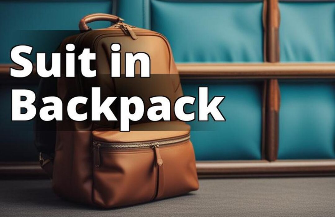 The featured image for this article could be a backpack with a suit bag attached to the outside