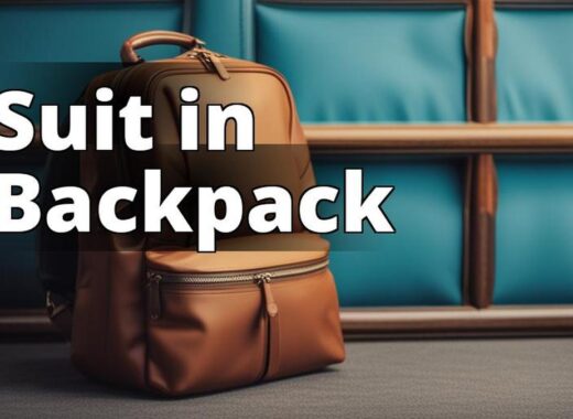 The featured image for this article could be a backpack with a suit bag attached to the outside