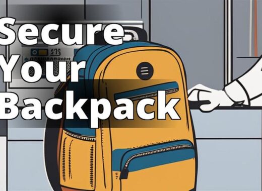 The featured image for this article could be a photo of a traveler's backpack being checked in at an