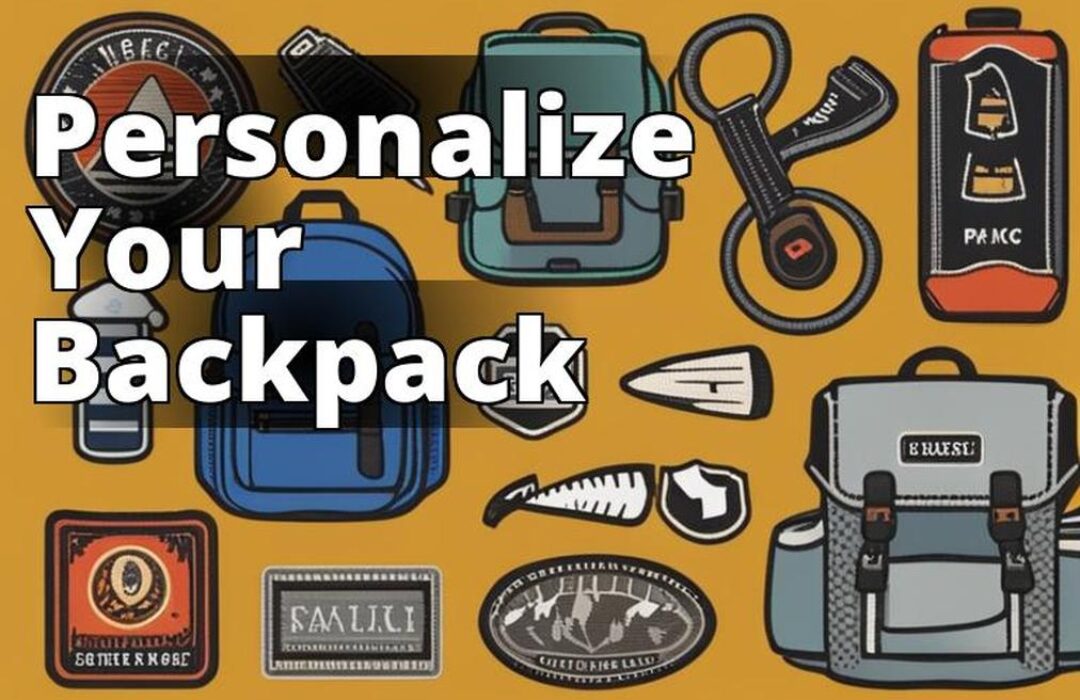 The featured image for this article could be a picture of a backpack with patches on it