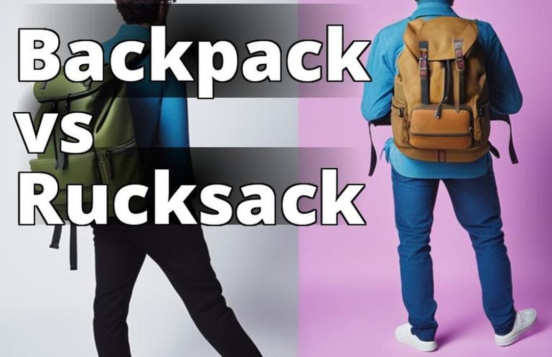 The featured image for this article could be a side-by-side comparison of a backpack and a rucksack
