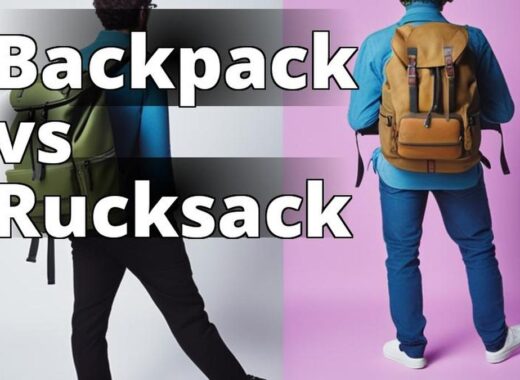 The featured image for this article could be a side-by-side comparison of a backpack and a rucksack