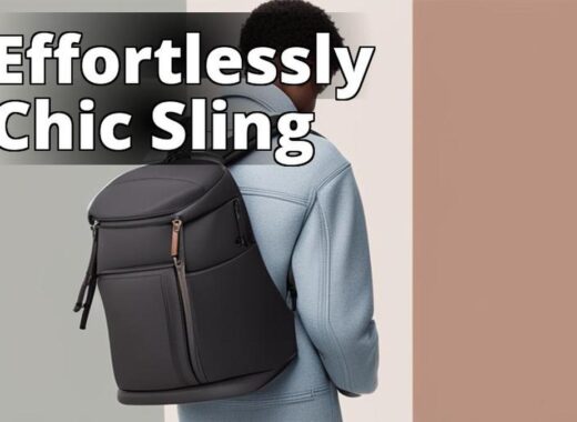 The featured image for this article should be a photo of a person wearing a sling backpack