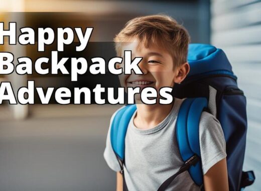 The featured image for this article should contain a picture of a child wearing a backpack that fits