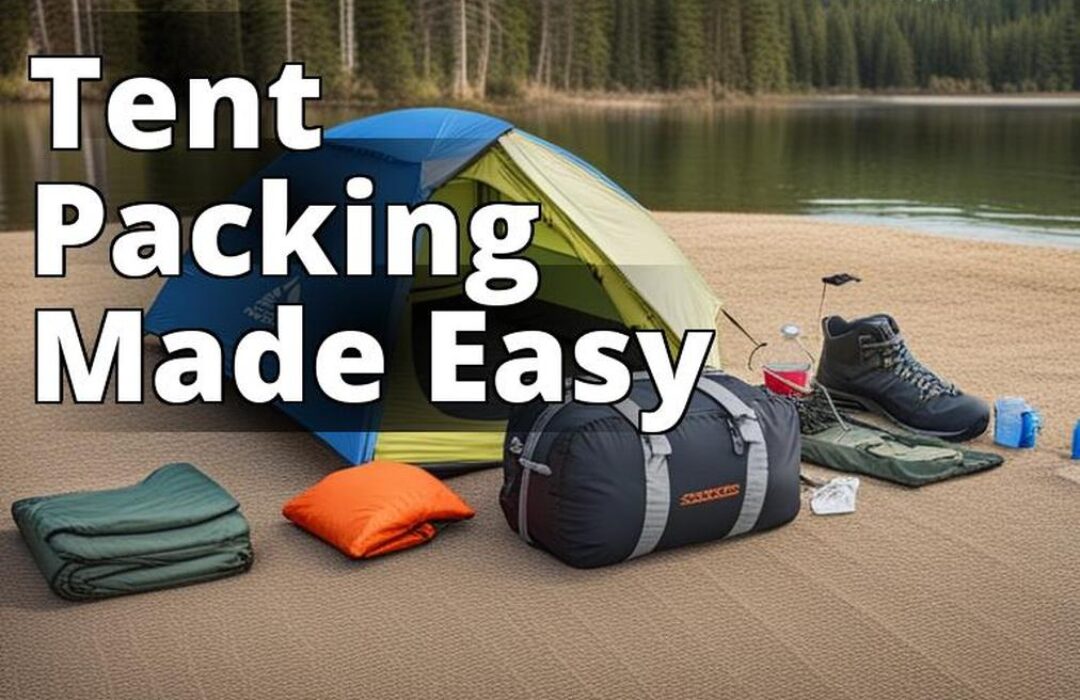 The featured image should show a person packing a tent into their backpack