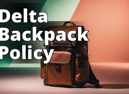 A backpack being used as a personal item on Delta.