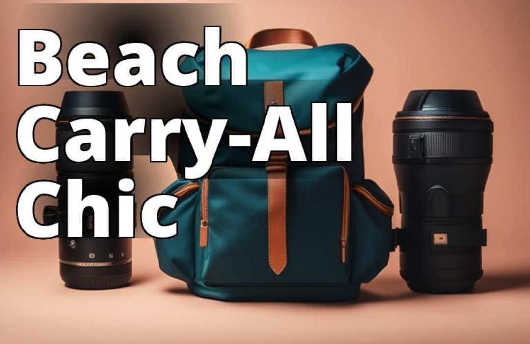 A beach backpack with multiple compartments and ergonomic design.