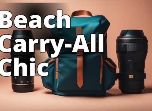 A beach backpack with multiple compartments and ergonomic design.