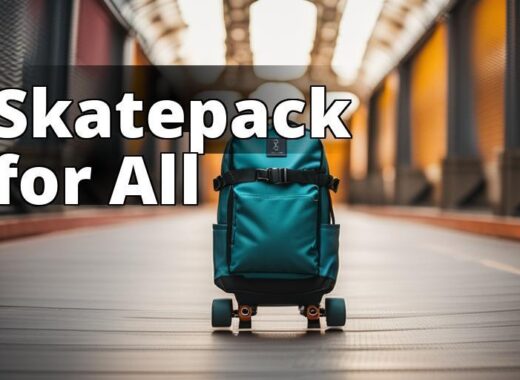 A stylish and trendy skateboard backpack with a durable and resilient construction that can be used