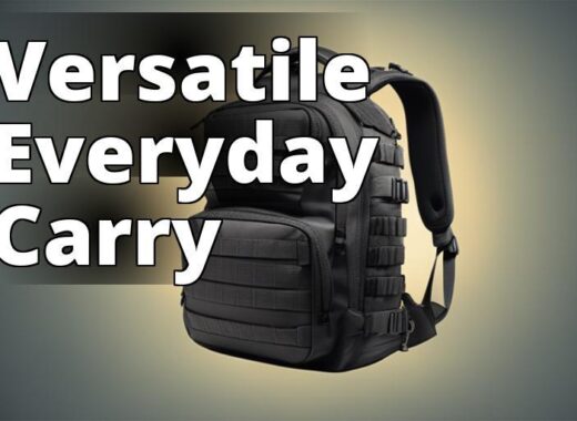 The featured image for this article could be a high-quality photograph of an EDC backpack. The backp