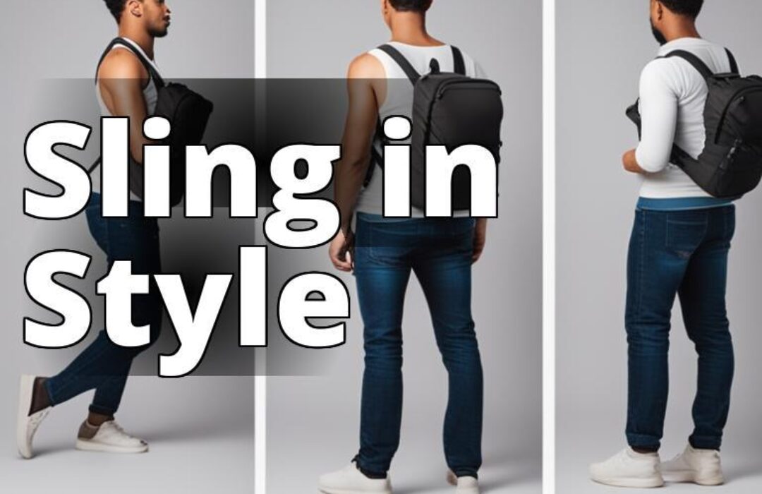 The featured image for this article could be a person wearing a sling backpack and showcasing how it