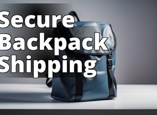 The featured image for this article could be a picture of a backpack being packaged securely in a st