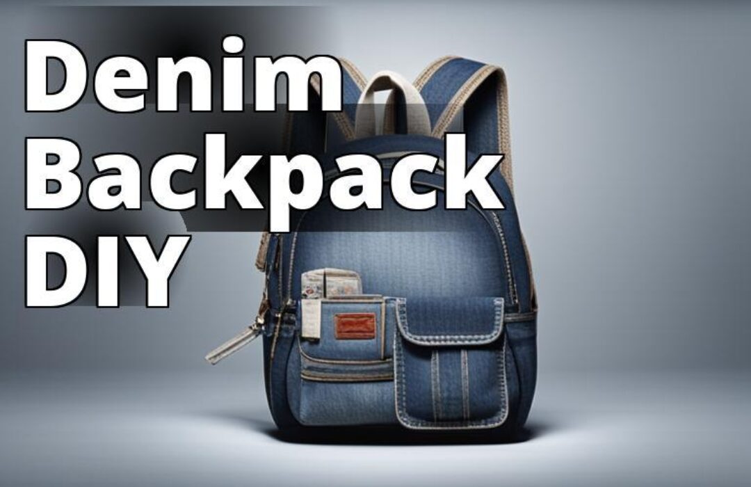 The featured image should be a clear and well-lit photograph of a finished backpack made out of jean