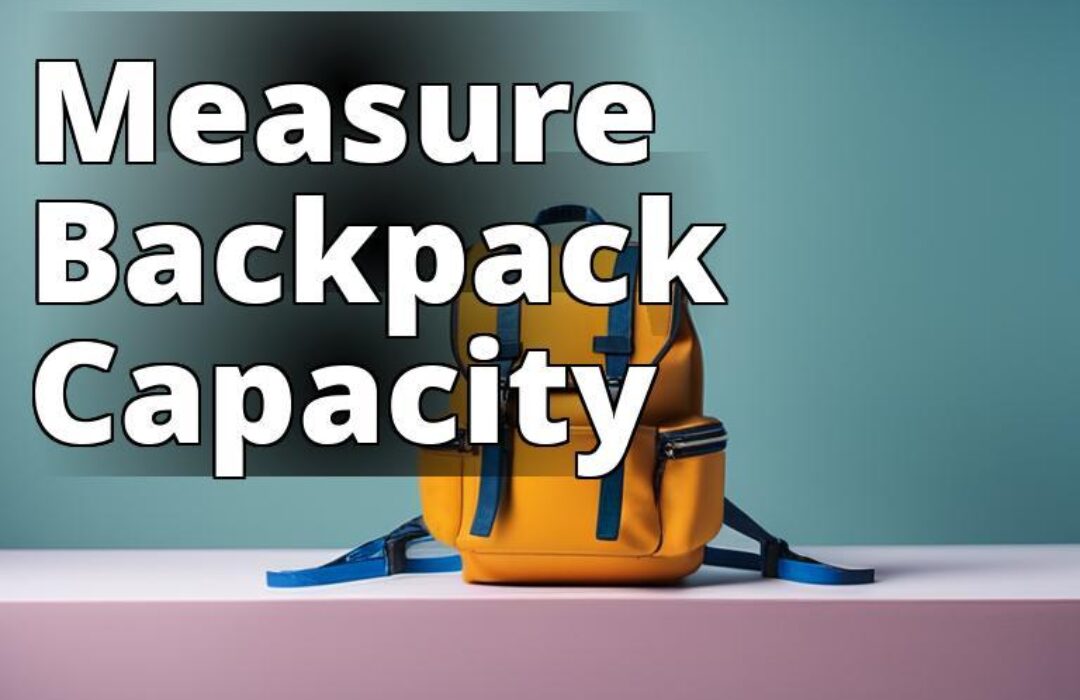 The featured image should contain a backpack with a measuring tape next to it