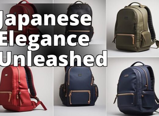 The featured image should contain a high-quality Japanese backpack made with premium fabrics and dur