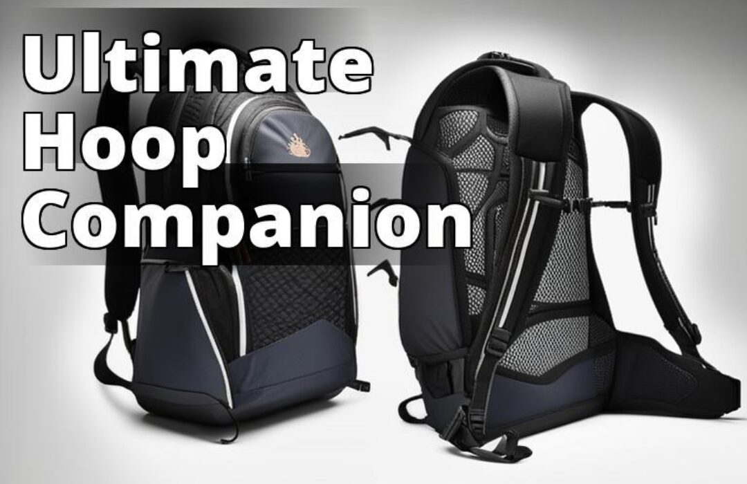 The featured image should contain a high-quality basketball backpack with multiple compartments and