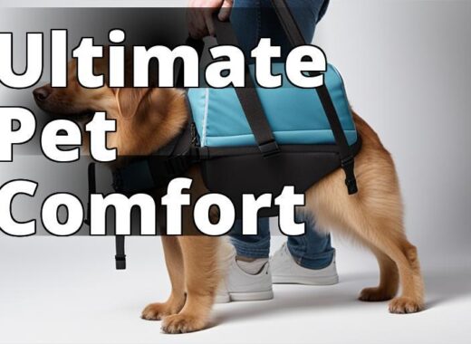 The featured image should contain a high-quality dog carrier backpack showcasing its various feature