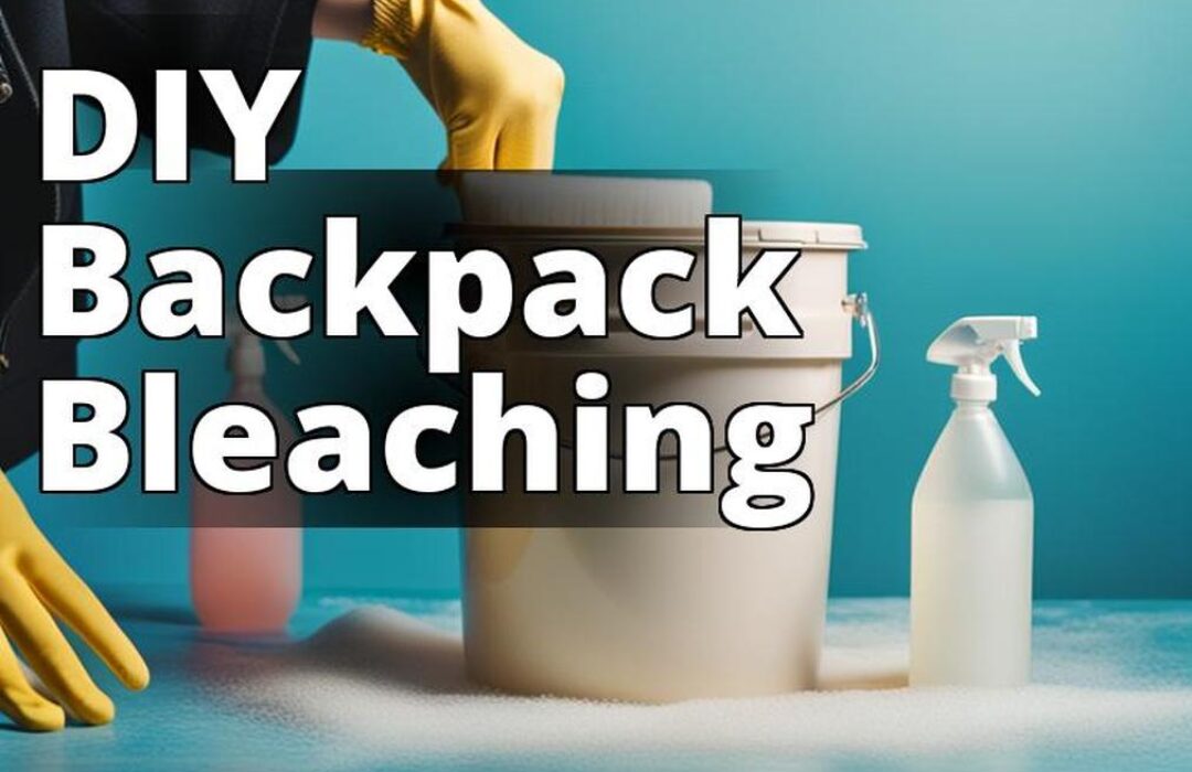 The featured image should show a backpack made of light-colored fabric being dipped into a bucket of