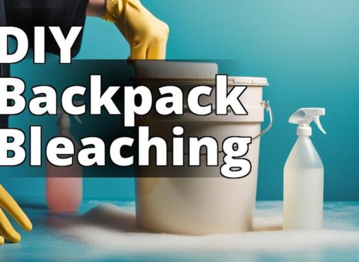 The featured image should show a backpack made of light-colored fabric being dipped into a bucket of
