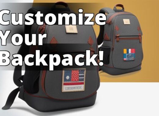 The featured image should show a backpack with a patch attached