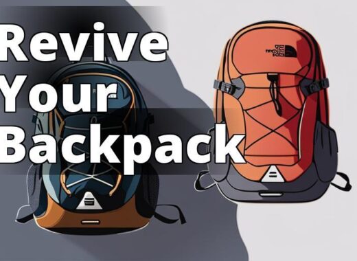The featured image should show a dirty North Face backpack with visible stains and debris on it