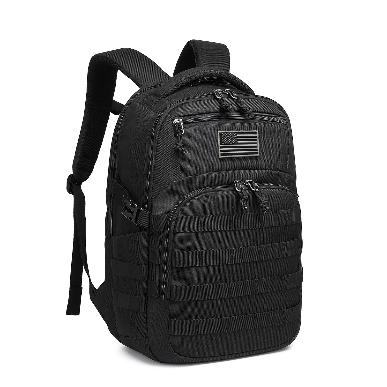 Large 50L Military Tactical Backpack – 900D Waterproof – Jungle Camo – Rifle Carry